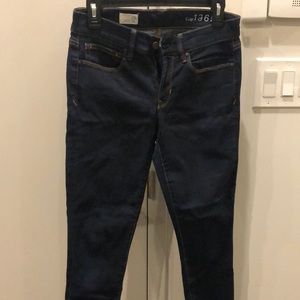Dark blue Gap skinny stretch jeans